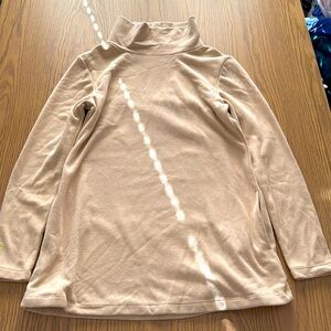 Dudley Stephens Cobble Hill terry fleece Tunic. Size M.  Light tan color
